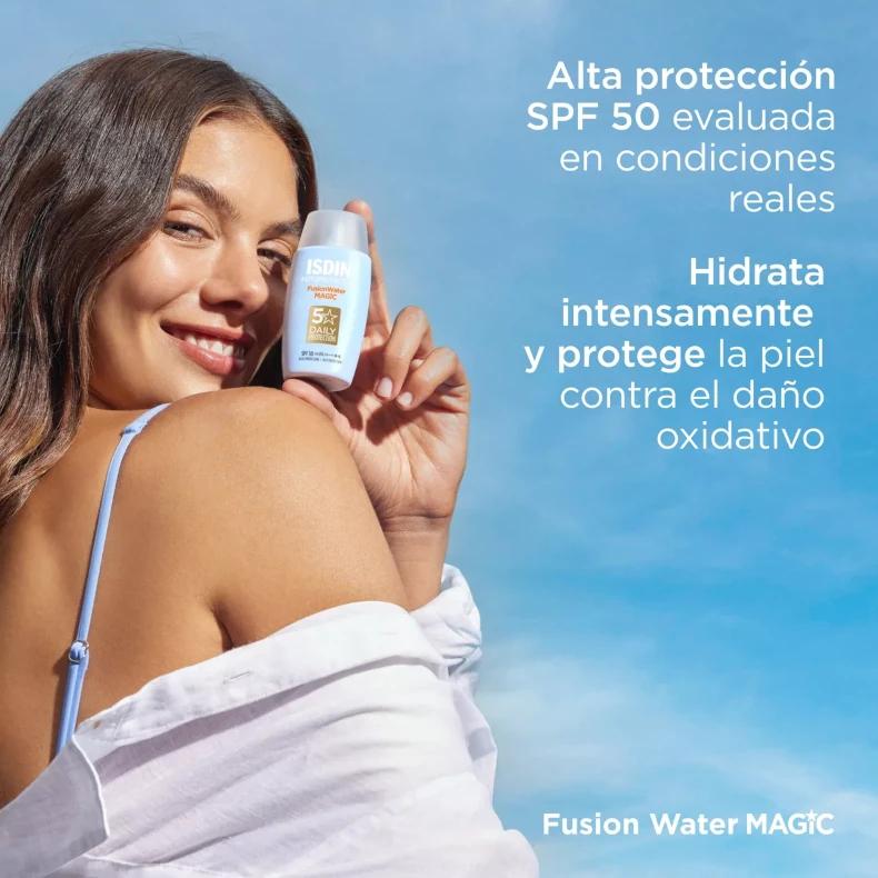 Thumbnail 1 de Isdin Fusion Water Magic SPF50 - Protección Solar Hidratante 🌞