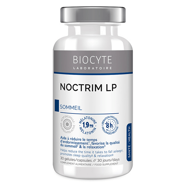 Santé Noctrim LP 1,9mg melatonine Sommeil 30 gélules végétales 3
