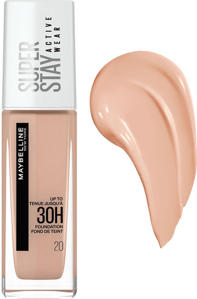 Maybelline Superstay ActiveWear 30H Base de Maquillaje Tono 20 Cameo 30 ml