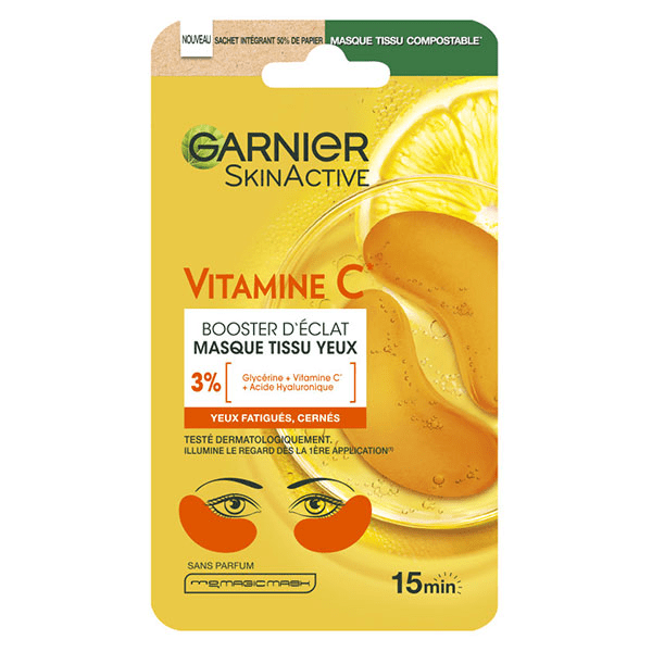 Masque tissu Yeux Vitamine C Eclat 2