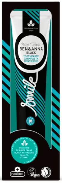 Ben&Anna Toothpaste Black Pasta De Dientes Natural Con Carbón Activo 75 Ml - Imagen 2