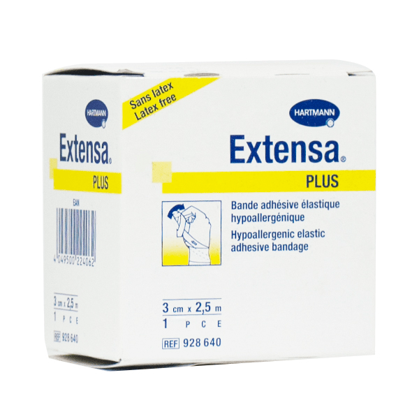 Extensa Plus Bande Adhésive Elastique Hypoallergénique 3cm x 2.5m 2