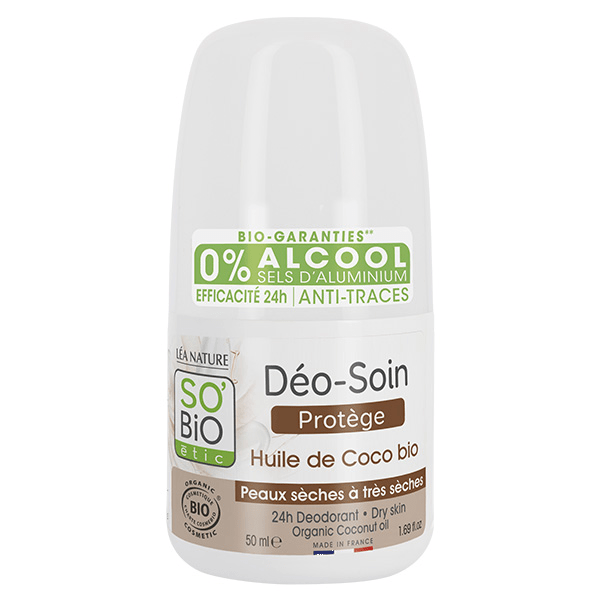 So'Bio Étic Déo-Soin Protection Huile de Coco Bio 50ml 3