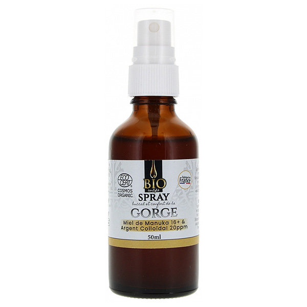 Spray Gorge Argent Colloïdal Bio 50ml
