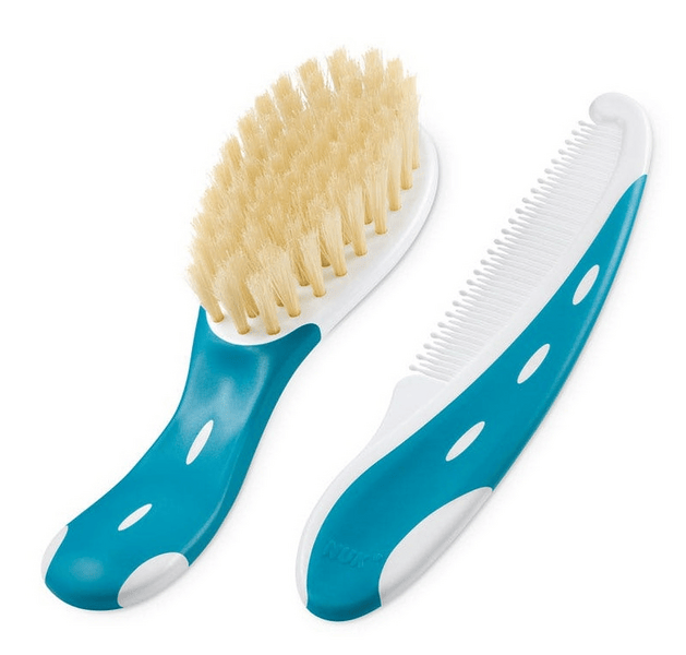 Nuk Set Cepillo y Peine Bebé Azul 2 uds