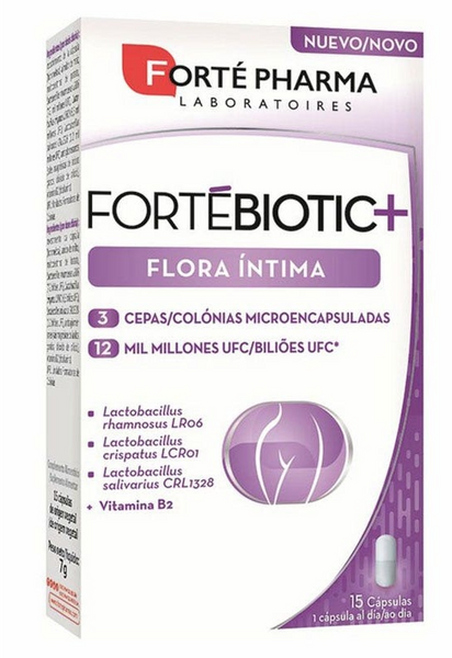 Forté Pharma Fortebiotic Flora Íntima 15 Cápsulas