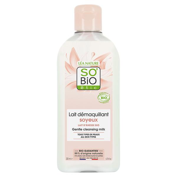 So'Bio Étic Mon Lait d'Ânesse Lait Démaquillant SoYeux Bio 200ml 3