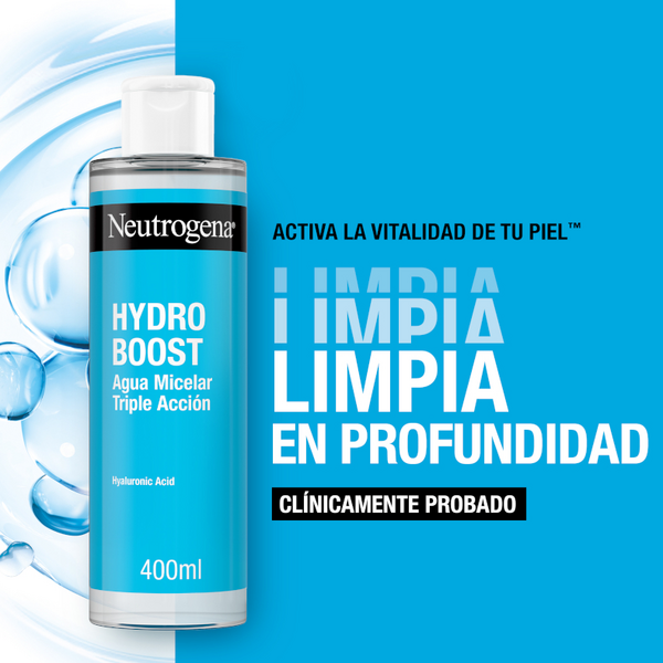 Neutrogena Hydro Boost Agua Micelar Triple Acción 400ml