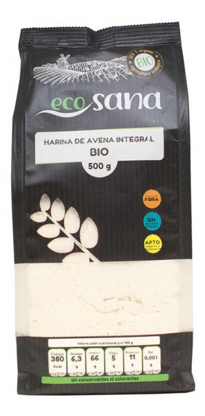 Ecosana Harina de Avena Integral Bio 500 gr