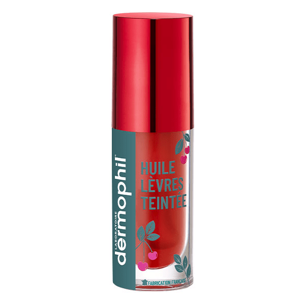 Huile Lèvres Teintée Rouge 5ml 3