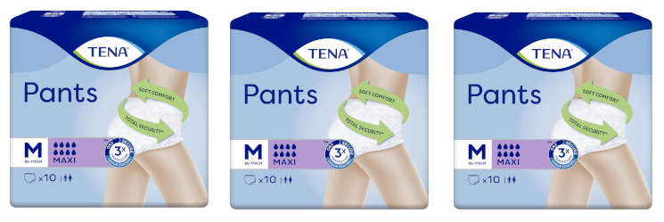 TENA Pants Maxi Unisex Talla M 3x10 uds