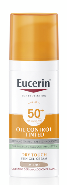 Eucerin Fotoprotector Facial Oil Control Dry Touch SPF50+ Color 50ml