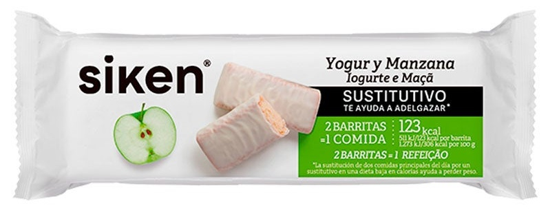 Siken Sustitutivo Barrita Yogur-Manzana 40g