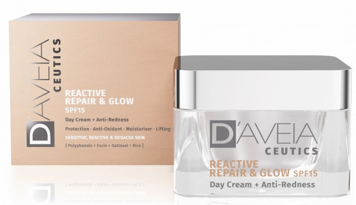 D'Aveia Ceutics Reactive Repair & Glow SPF15 50 Ml