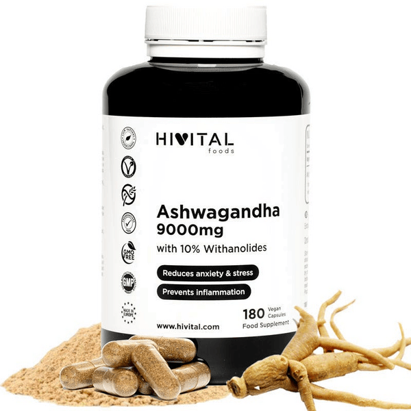 Hivital Ashwagandha 9000mg 180 cápsulas