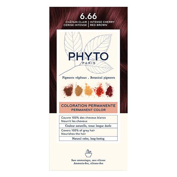 Coloration 6.66 Chatain Clair Cerise Intense - Kit Coloration Permanente