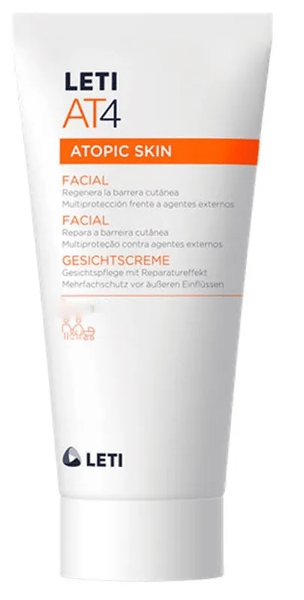 Leti Crema Letiat4 Facial Piel Atópica Y Seca 50 Ml