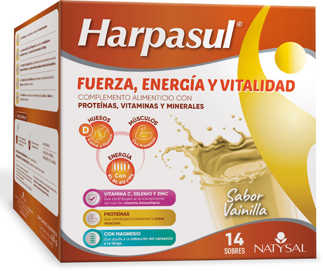 Harpasul Batido Energético Vainilla 14 Sobres