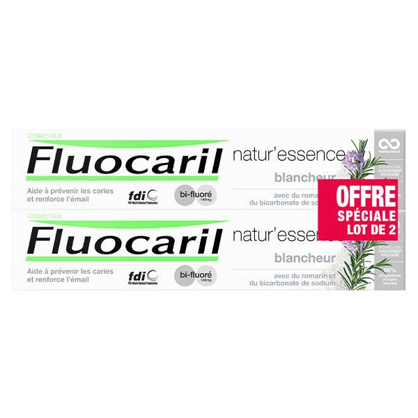 Natur'Essence Dentifrice Bi-Fluoré 145mg Blancheur Lot de 2 x 75ml 3
