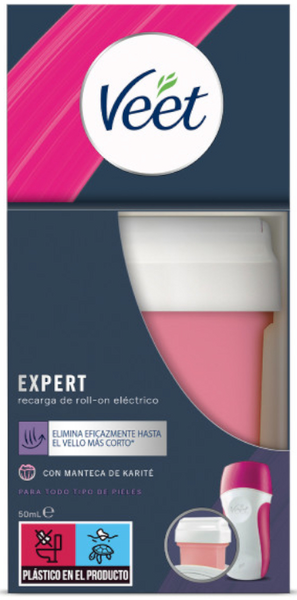 Veet EasyWax Recambio Con Manteca De Karité 50ml