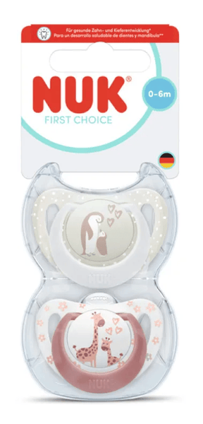 nuk chupete first choice silicona 0-6m 2 uds