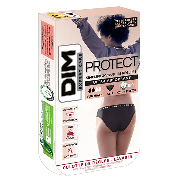 Protect Culotte de Règles Forme Slip Flux Moyen Taille 44/46