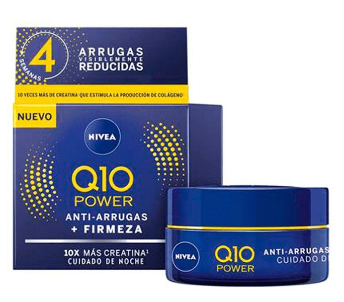 Nivea Crema Q10 Power De Noche Antiarrugas Con Vitamina C 50Ml