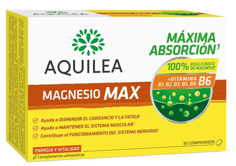Aquilea Magnesio Max Bisglicinato 30 Comprimidos