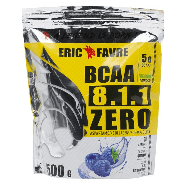 BCAA 8.1.1 Zero Framboise Bleue 500g 2