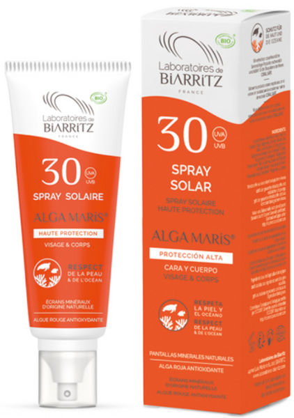 Laboratoires De Biarritz Spray Solar Cara Y Cuerpo Alga Maris SPF30 100ml