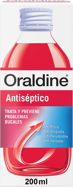 Oraldine Colutorio Enjuague Bucal Antiséptico Antibacterial 200 ml