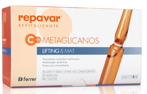 Repavar Revitalizante Vitamina C-Metaglicanos Lifting&Mat 30 Ampollas