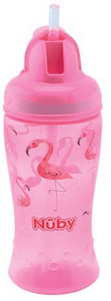 Nûby Flip-It Taza Preescolar +12m 360 ml Rosa
