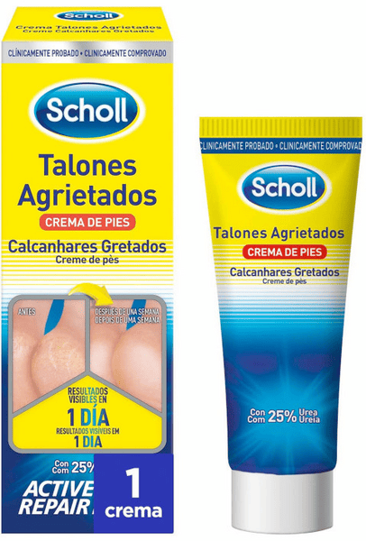 Scholl Crema Talones Agrietados Reparación de la Piel 60 ml