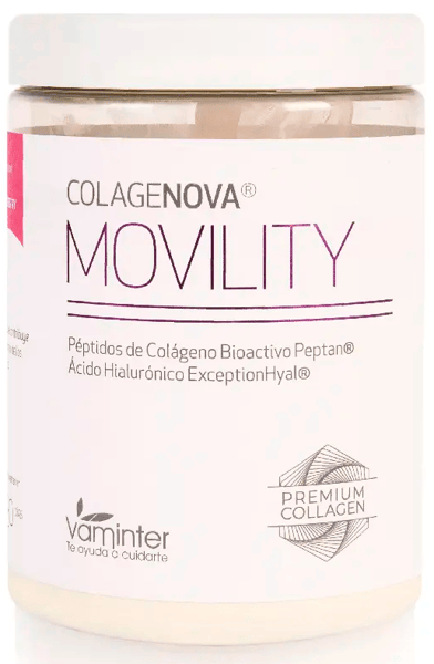 Vaminter Colagenova Movility Colágeno Hidrolizado + Hialurónico Fresa 390 gr
