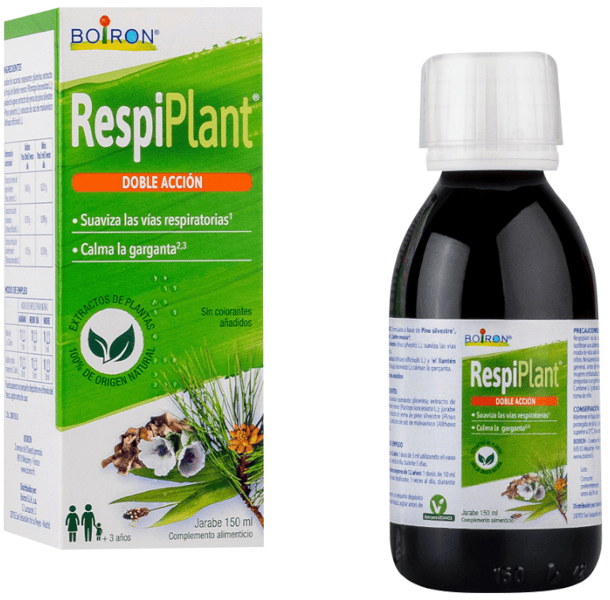 Boiron Respiplant Jarabe +3 Años 150 ml