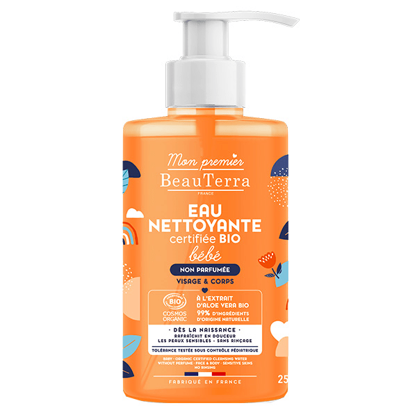 Eau Nettoyante Bébé Sans Parfum Bio 750ml 4