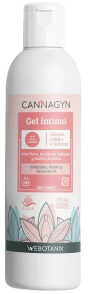 WeBotanix Cannagyn Gel Íntimo Bio 250 ml