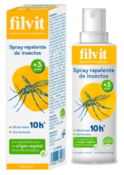 Filvit Repelente de Insectos +3 Años 75 ml