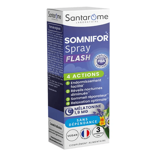 Somnifor Spray Action Flash - 1,9mg de Mélatonine - 20 ml 2