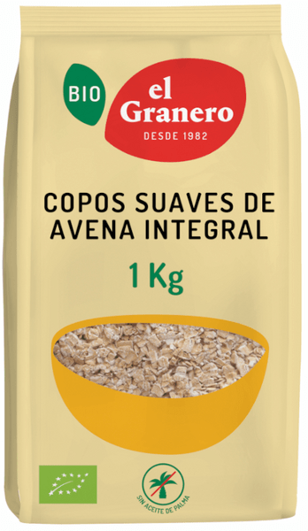 En Oferta El Granero Integral Copos Suaves De Avena Integral Bio 1 Kg