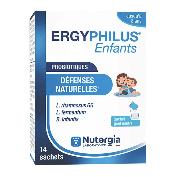 Ergyphilus Enfants Probiotiques défenses naturelles 14 sachets