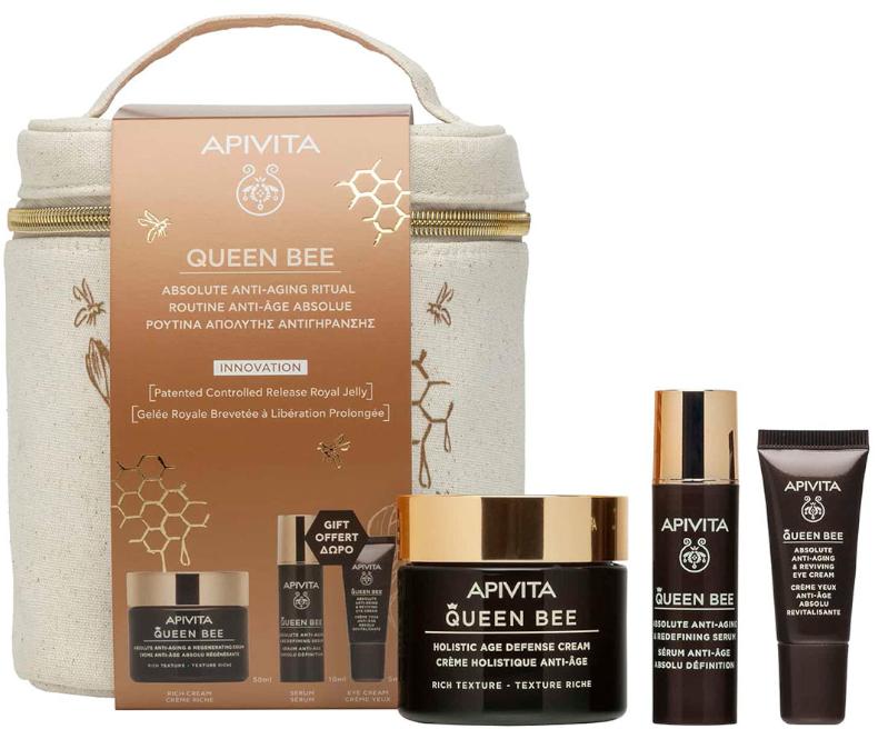 Thumbnail 1 de Apivita Queen Bee crema rica 50 ml — set sérum 10 ml