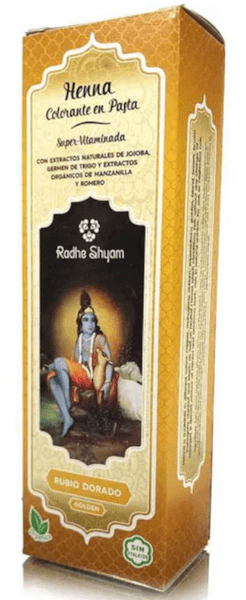 Radhe Shyham Henna En Pasta Rubio Dorado 200 Ml