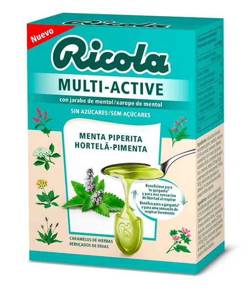 Ricola Caramelos Multi-Active Menta Piperita Sin Azúcar 51 Gr