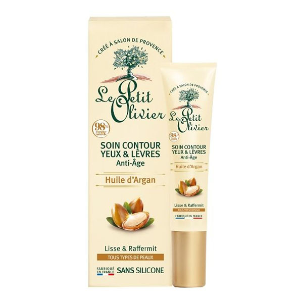 - Soin Contour Yeux & Lèvres Anti-Âge - Huile d'Argan 15ml
