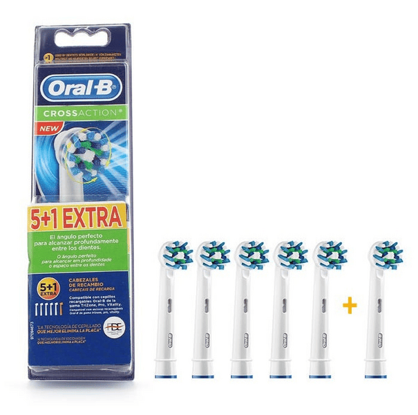 Oral-B Cross Action Recambio 6 uds