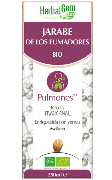 Herbal Gem Jarabe de los Fumadores Bio 250ml