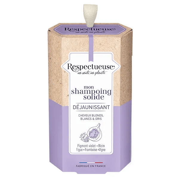 Mon shampoing solide Déjaunissant Bio 75g 2