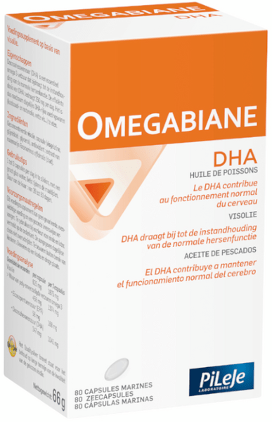 Pileje Omegabiane Dha 80 Cápsulas